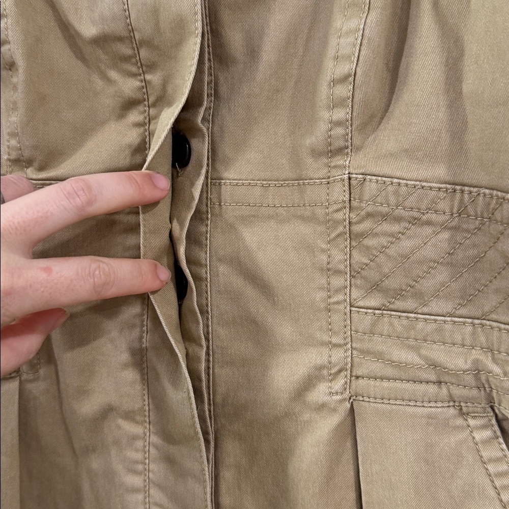 NWT Banana Republic Tan cargo Utility Jumpsuit - Picture 6 of 9